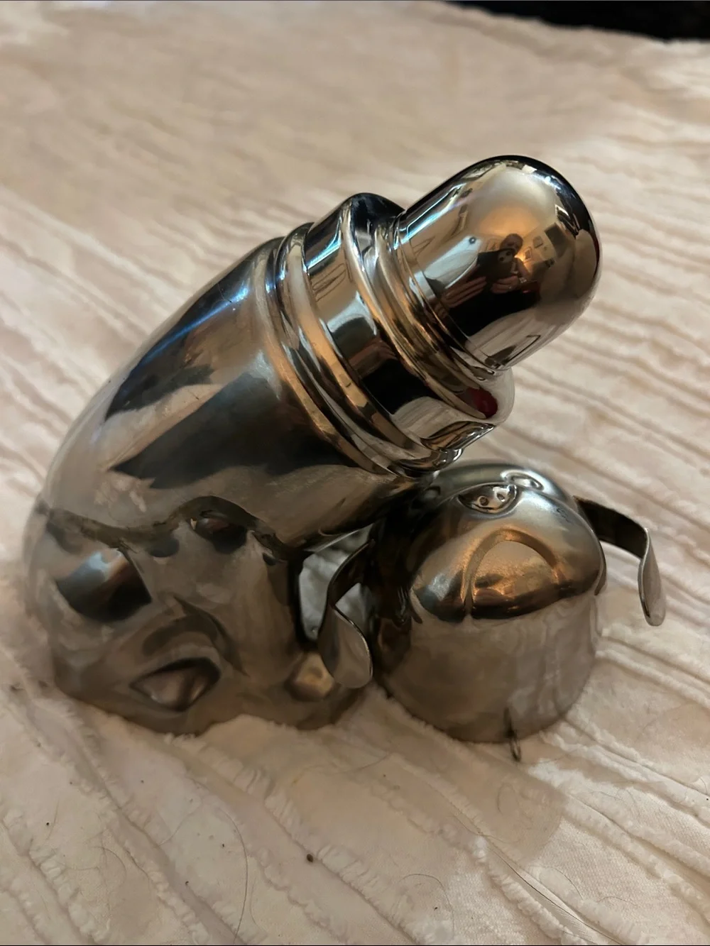 Pottery Barn dog martini mixer